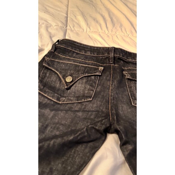 SOLD Vintage Hudson Y2K Low Rise Carly Flap Straight Jeans 26 - Picture 2 of 11